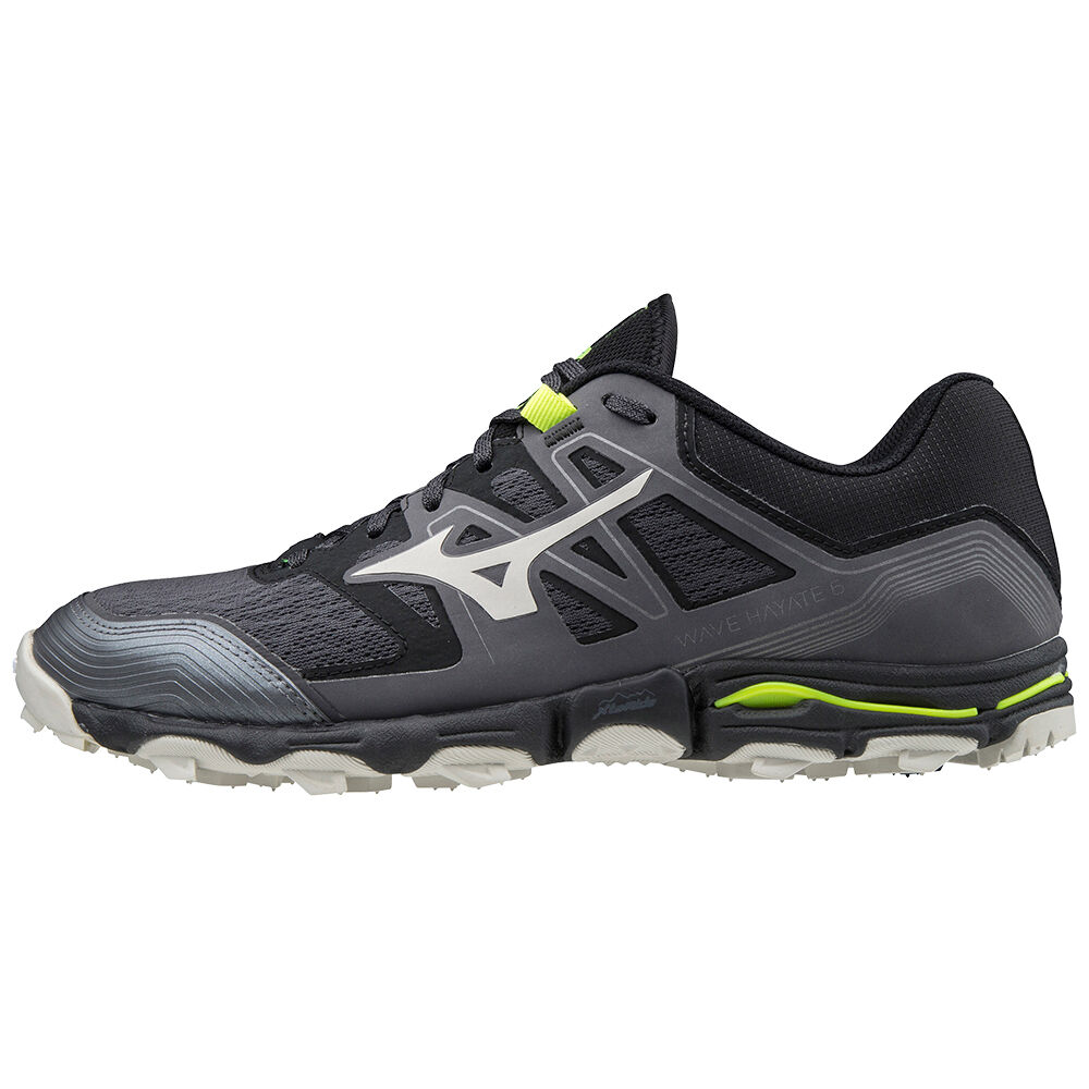 Mizuno Wave Hayate 6 Férfi Terepfutó Cipő Fekete ITB241395